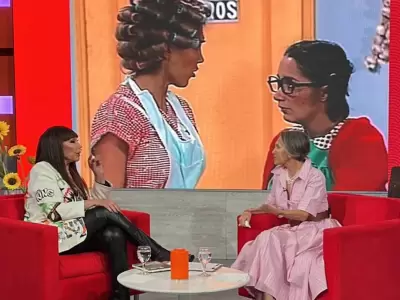 Florinda Meza junto a Moria Cas�n.