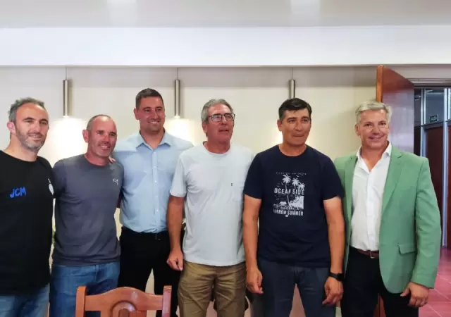 El subsecretario de Deportes, Federico Chiapetta, visit� el Sur.