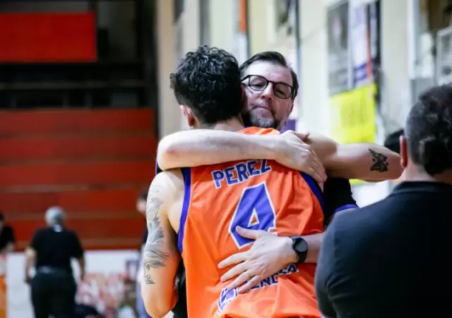 La alegr�a de Saborido por el triunfo de Rivadavia.