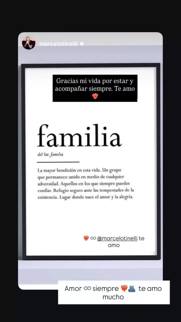Respuesta de Tinelli.