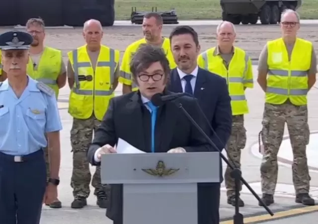 Javier Milei brind� un acto en R�o Cuarto, C�rdoba