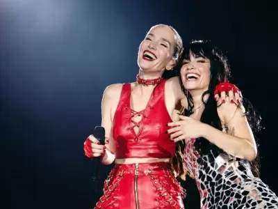 Lali y Natalia Oreiro en Montevideo