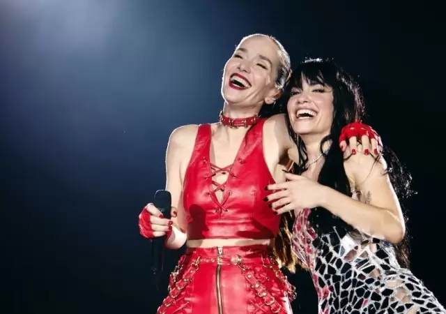 Lali y Natalia Oreiro en Montevideo