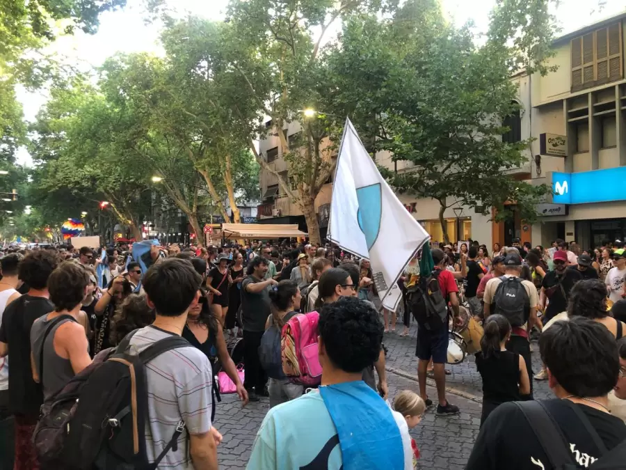 Movilizaciones contra la miner�a en Mendoza