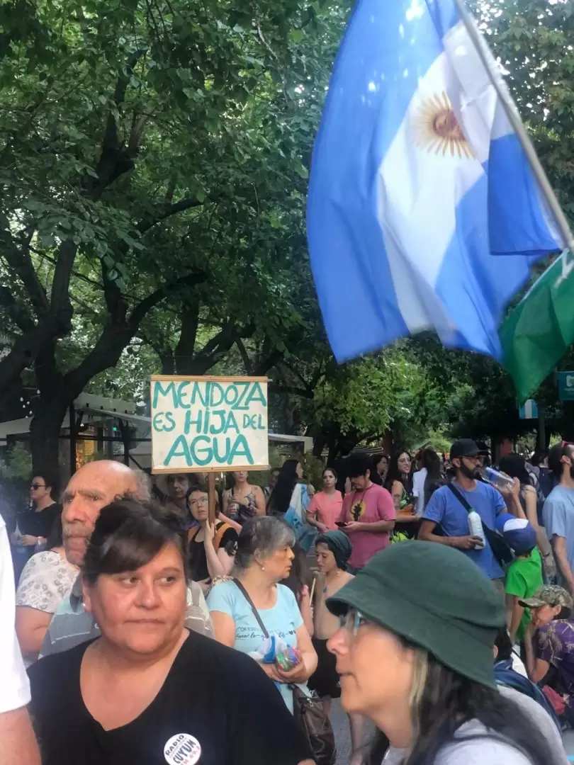 Movilizaciones contra la miner�a en Mendoza