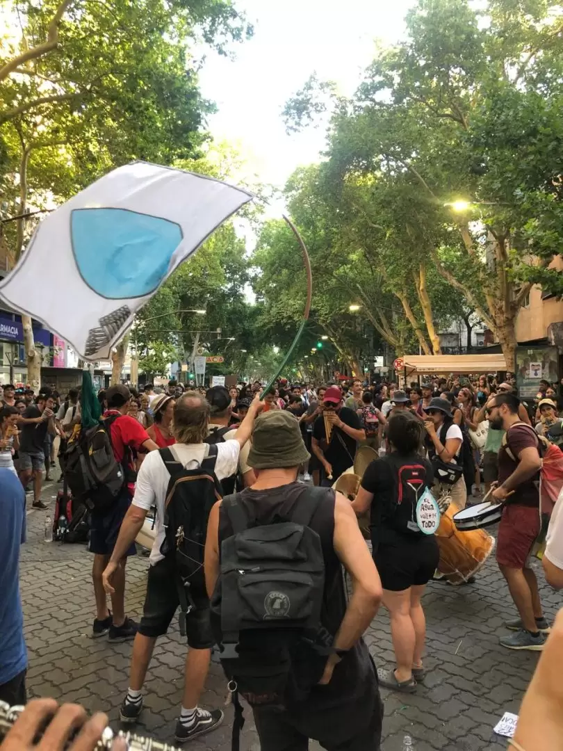 Movilizaciones contra la miner�a en Mendoza