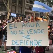Protesta por la miner�a en Mendoza: mendocinos se movilizan en el KM 0 tras la aprobaci�n de PSJ Cobre Mendocino
