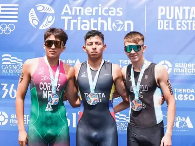 El pibe de Lan�s, Santino Lucoratolo fue el argentino m�s destacado en Punta del Este: tercero en Youth.