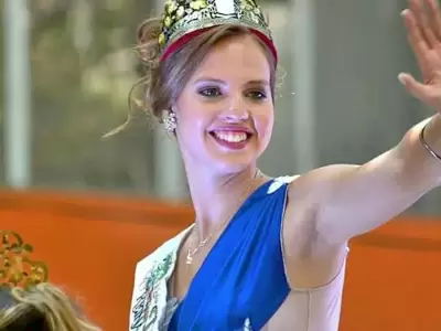 Sof�a Grangetto, reina de la Vendimia de Guaymall�n 2020.