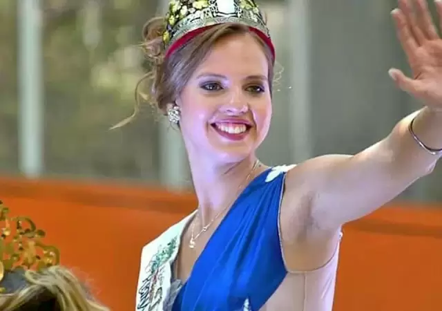 Sof�a Grangetto, reina de la Vendimia de Guaymall�n 2020.