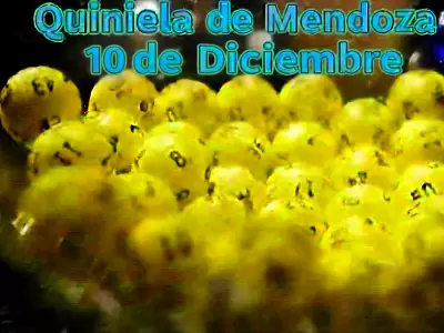 Quiniela de Mendoza del 10 de diciembre