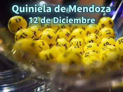 Quiniela de Mendoza del 12 de diciembre