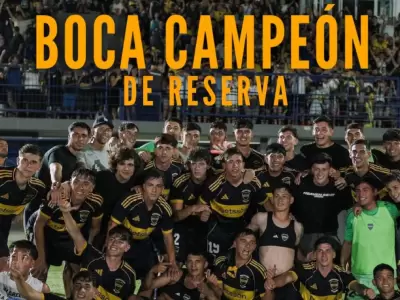 Boca nuevamente campe�n en Reserva.