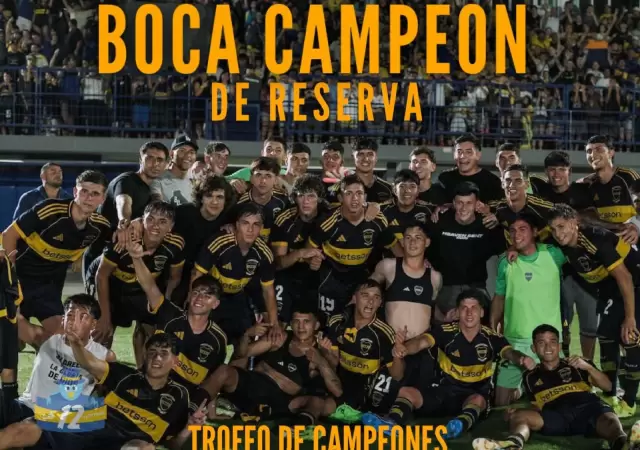 Boca nuevamente campe�n en Reserva.