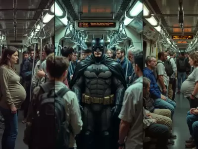 El experimento de Batman en el metro que revela el secreto de la amabilidad.
