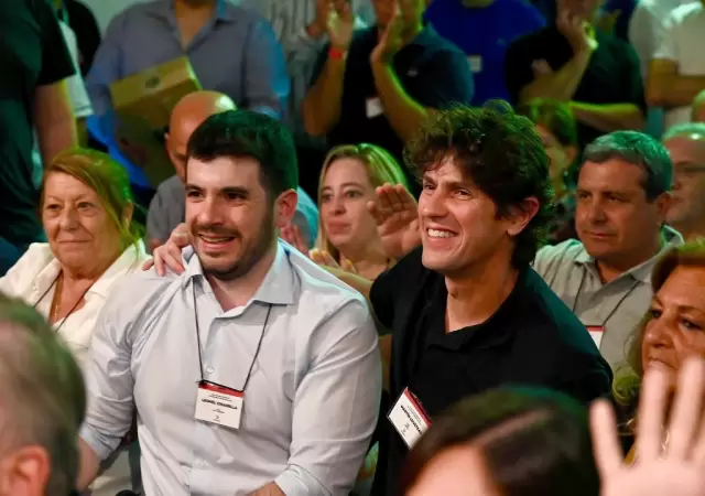 El nuevo presidente con su antecesor