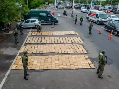 Mega operativo: el cargamento de 1.200 kilos de marihuana que Gendarmer�a descubri� bajo cajones de fruta