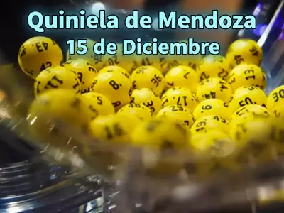 Quiniela de Mendoza del 15 de diciembre