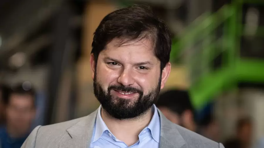 Gabriel Boric, el presidente saliente.