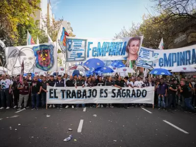Una de las tantas marchas de protestas la CGT en gobiernos no kirchneristas. Foto: archivo web