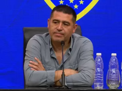 Juan Rom�n Riquelme, presidente de Boca