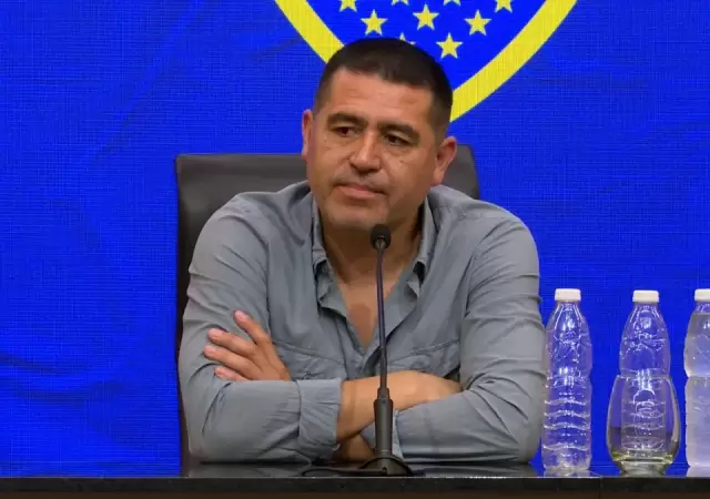 Juan Rom�n Riquelme, presidente de Boca