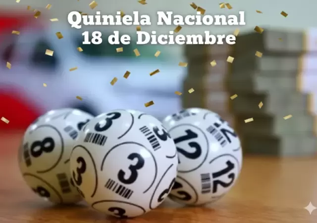 Quiniela Nacional del 18 de diciembre
