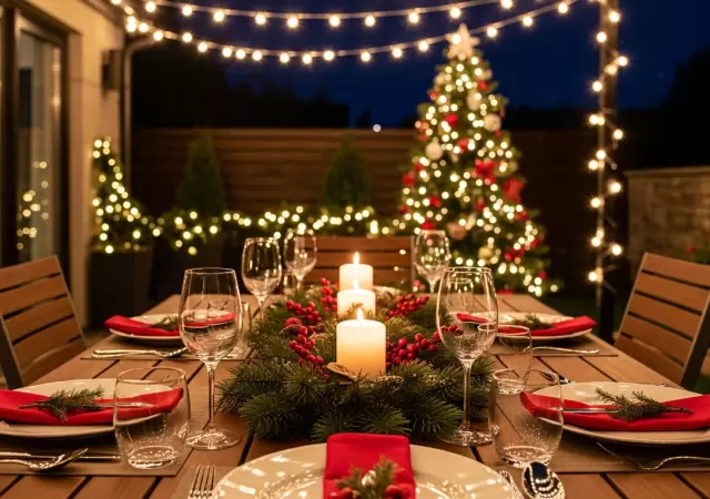 �Mesa adentro o afuera? As� estar� el tiempo la noche de Navidad.