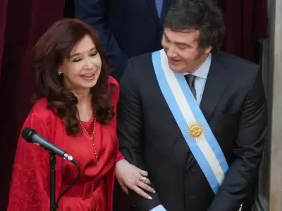 El presidente se refiri� a la ex presidenta