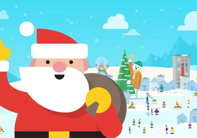 Pap� Noel viene en camino