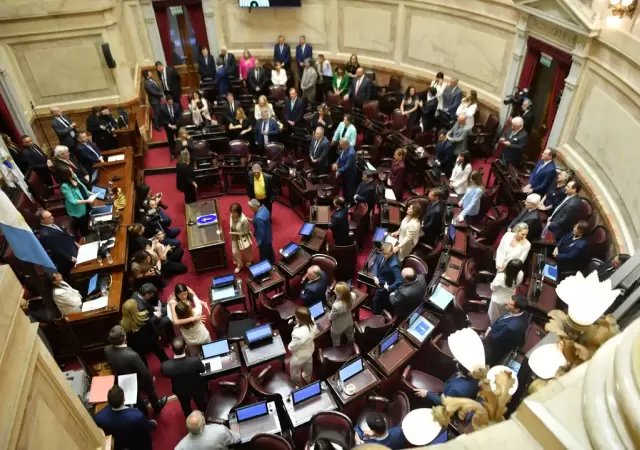 El Senado debati� por ocho horas.