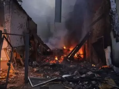 Rusia ataca Kiev con drones