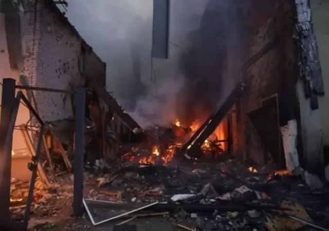 Rusia ataca Kiev con drones
