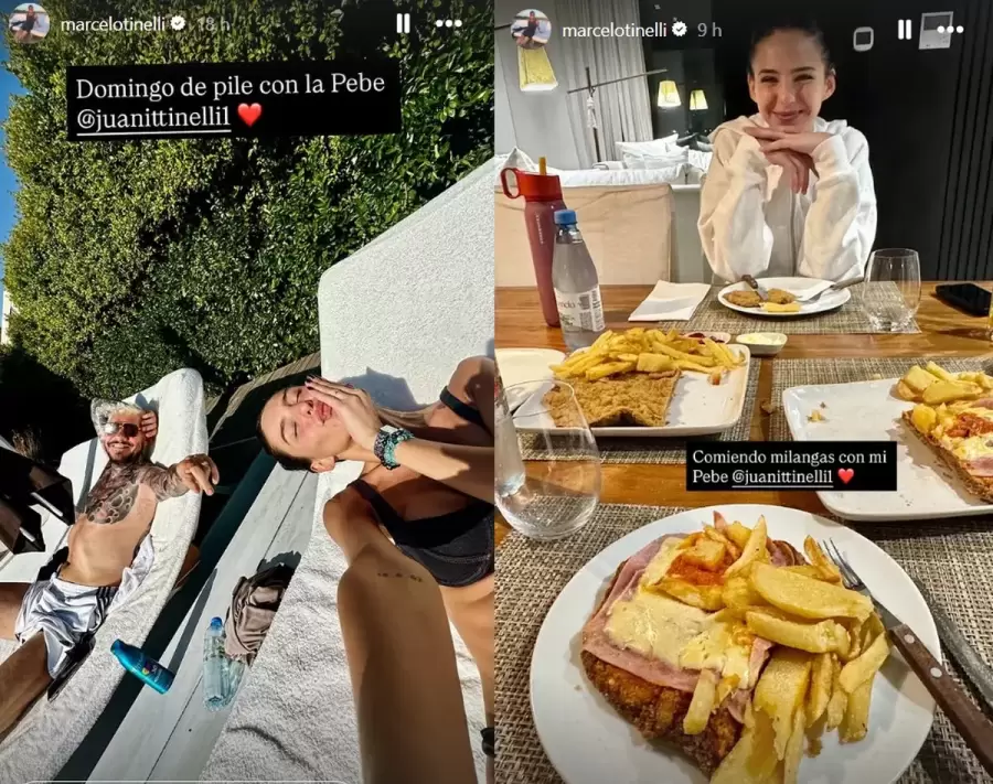 Marcelo Tinelli vacaciona en la casa de Pampita.