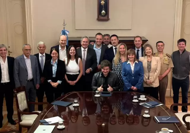 Algunos funcionarios del Gabinete de Milei