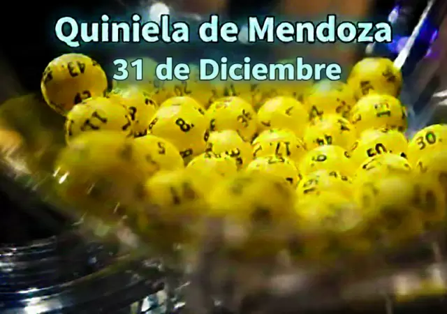 Quiniela de Mendoza del 31 de diciembre