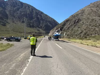 Accidente en Alta Monta�a/ Fuente: Ministerio de Seguridad