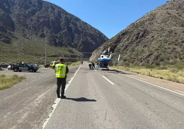 Accidente en Alta Monta�a/ Fuente: Ministerio de Seguridad
