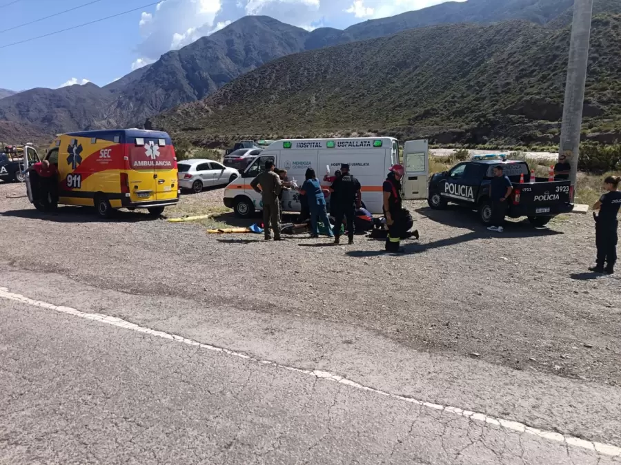 Accidente en Alta Monta�a/ Fuente: Ministerio de Seguridad