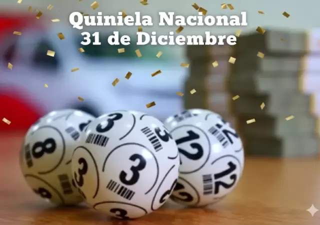 Quiniela Nacional del 31 de diciembre