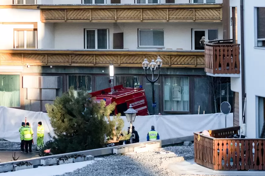 Incendio en Suiza/ Fuente: France 24