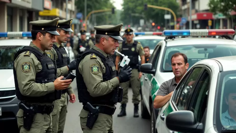 Las ins�litas excusas de conductores borrachos en los controles de A�o Nuevo.