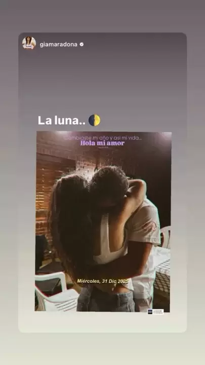 La hija de Diego Maradona blanqueó su relación con el empresario Guido Sergi.