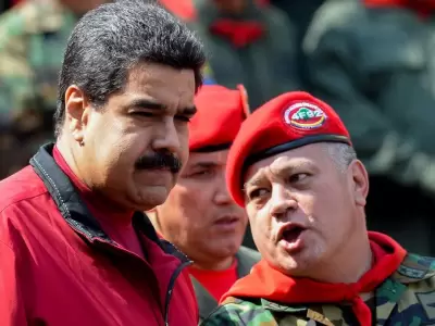 Diosdado Cabello junto a Nicol�s Maduro