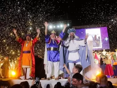 Los Reyes Magos llegan a Godoy Cruz.