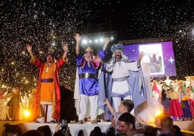 Los Reyes Magos llegan a Godoy Cruz.