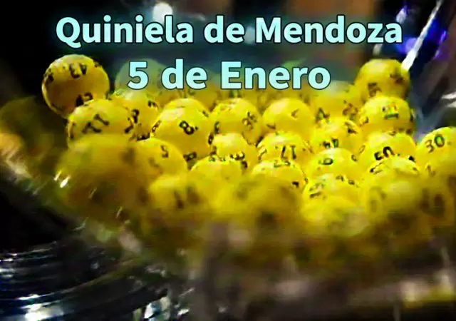 Quiniela de Mendoza del 5 de enero