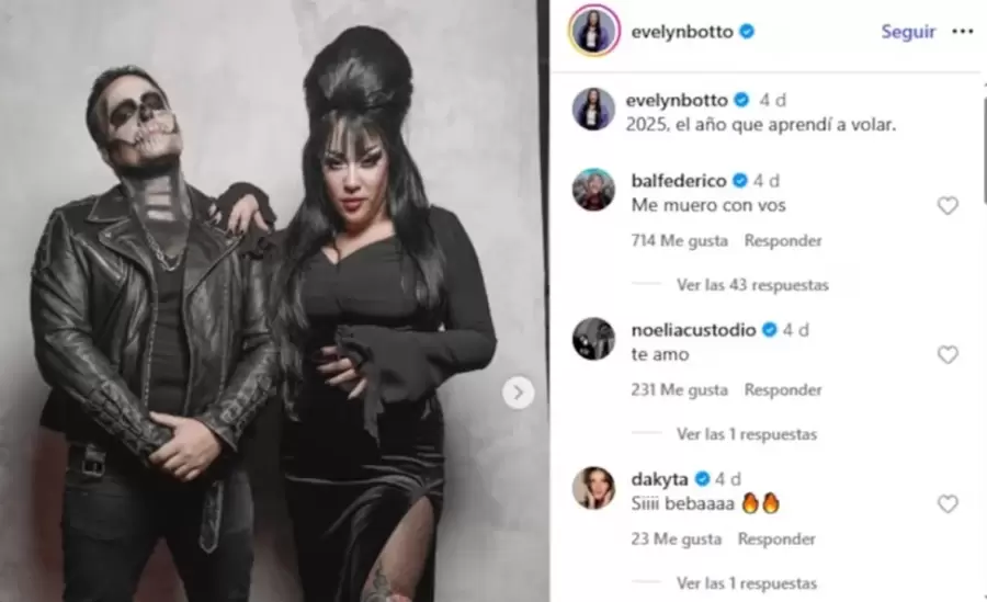 Fede Bal y la frase repetida que usa para conquistar a sus parejas en Instagram.