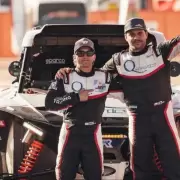 La emoci�n del mendocino Jacomy tras ganar su primera etapa en el Dakar: "Es algo �nico"