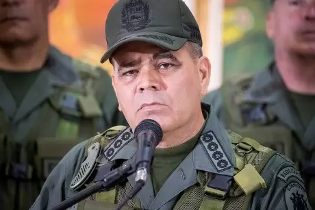 Vladimir Padrino L�pez, ministro del Poder Popular para la Defensa de Venezuela.